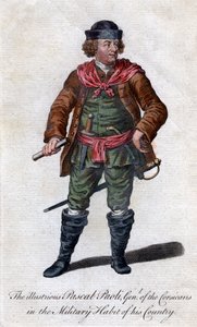 Pascal Paoli, general y patriota corso del siglo XVIII de Unbekannt