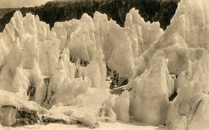 Paso del Glaciar Rongbuk Este, c1918-c1939 de Unbekannt
