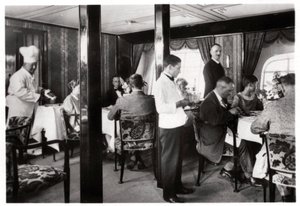 Comedor de pasajeros, Zeppelin LZ 127 Graf Zeppelin, 1933 de Unbekannt