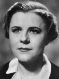 Paula Wessely, actriz y estrella de cine austriaca de Unbekannt