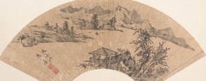 Pabellón junto a la orilla del lago, siglo XVII o posterior de Unbekannt