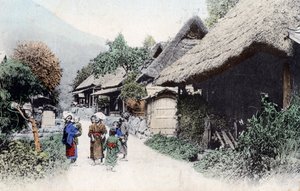 Viviendas campesinas, Japón, siglo XX de Unbekannt