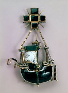 Colgante en forma de barco, principios del siglo XVI de Unbekannt