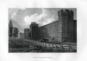 Penitenciaría, Filadelfia, Pensilvania, EE.UU., 1855 de Unbekannt