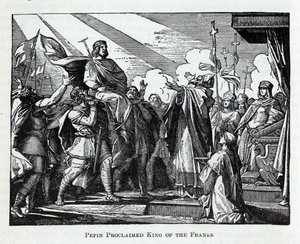 Pepin Proclamado Rey de los Francos, 1882