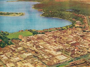 Perth desde el aire, c1947