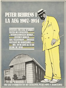 Peter Behrens y AEG 1907-1914 Póster