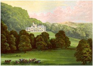 Philiphaugh, Selkirkshire, Escocia, hogar del Baronet Murray, c1880 de Unbekannt