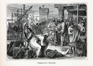 Marineros fenicios, 1882 de Unbekannt
