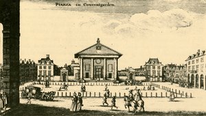 Plaza en Covent Garden, siglo XVIII, 1925 de Unbekannt