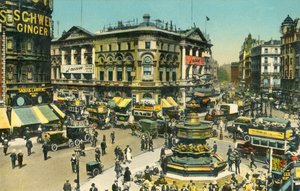 Piccadilly Circus, Londres, c1910 de Unbekannt