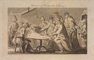 Imagen de Europa para julio de 1772, 1772 de Unbekannt