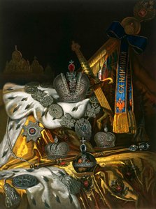 Imagen de las insignias imperiales rusas, 1856