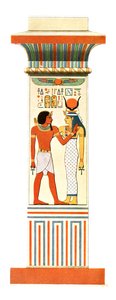 Pilastra del Templo de Amón-Ra de Amenofis III en Karnak, Egipto de Unbekannt
