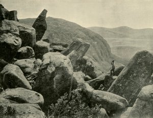 Pinnacle y Organ Pipes, Monte Wellington, 1901 de Unbekannt