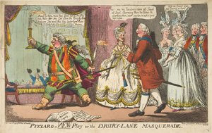 Pizarro una Nueva Obra o el Baile de Máscaras de Drury-Lane, 11 de junio de 1799.
