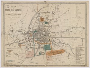 Plan de Rennes de Unbekannt