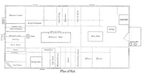 Plano de cabaña, c. 1910-1913, 1913
