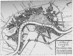 Plano de Londres y Westminster, 1749 1903 de Unbekannt