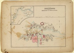 Plano de Sebastopol con su rada y fortificaciones de Unbekannt