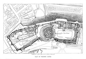 Plano del Castillo de Windsor
