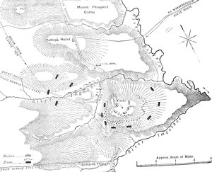 Plano de la acción en Ingogo, 8 de febrero de 1881, c1880s de Unbekannt