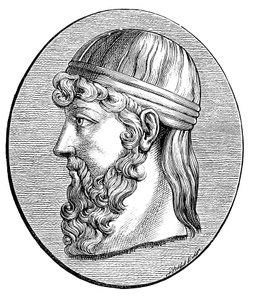 Platón c. 428-c. 348 a.C., filósofo griego antiguo de Unbekannt