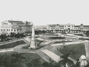 Plaza de la Victoria, Buenos Aires, Argentina, 1895 de Unbekannt