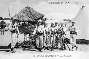 Estación de policía, Argelia, 1910 de Unbekannt