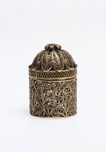 Pomanderos de plata dorada de Unbekannt