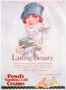 Anuncio de Ponds Cream, 1927 de Unbekannt