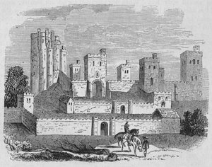 Castillo de Pontefract, c1880