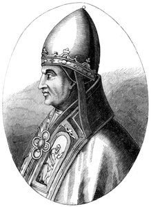 Papa Gregorio IX c1143-1241, 1849
