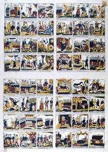 Vista popular española de la vida de Napoleón, siglo XIX
