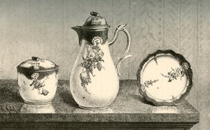 Juego de café de porcelana, mediados-finales del siglo XVIII, 1903 de Unbekannt