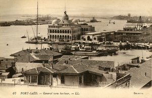 Port-Said. - Vista general del puerto. - LL., c1918-c1939 de Unbekannt