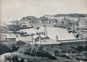 Portmadoc - El puerto y la ciudad, 1895 de Unbekannt