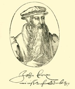 Retrato y autógrafo de John Knox, c1550-1560, 1890 de Unbekannt