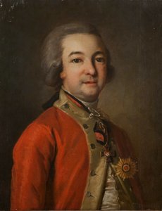 Retrato de Alexander Khrapovitsky, 1749-1801, senador y autor, segunda mitad del siglo XVIII de Unbekannt