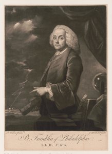 Retrato de Benjamin Franklin (1706-1790)