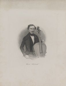 Retrato de Carl Eduard Schuberth 1811-1863, c. 1850 de Unbekannt