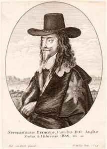 Retrato de Carlos I, pub. 1649 de Unbekannt