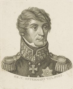 Retrato del Conde Alexander Ivanovich Ostermann-Tolstoy 1772-1857, c. 1800 de Unbekannt