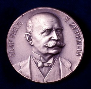 Retrato del Conde Ferdinand von Zeppelin de Unbekannt