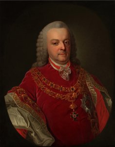 Retrato del Conde Ferenc Esterházy de Galántha 1715-1785 de Unbekannt