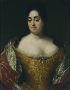 Retrato de la condesa Yelena Leontyevna Ushakova, principios del siglo XVIII de Unbekannt