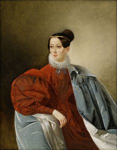 Retrato de la condesa Yelizaveta Ivanovna Kropotkina 1803-1836, de soltera Dorokhova de Unbekannt