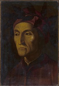 Retrato de Dante Alighieri 1265-1321, siglo XVI de Unbekannt