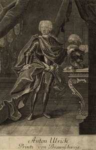 Retrato del Duque Antonio Ulrico de Brunswick 1714-1774, alrededor de 1700 de Unbekannt