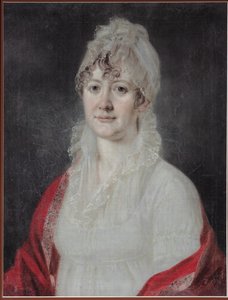 Retrato de Elizaveta Alexeevna Arsenyeva, de soltera Stolypina 1773-1845, principios del siglo XIX de Unbekannt